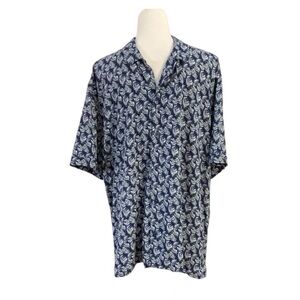 Toscano short sleeve button down shirt